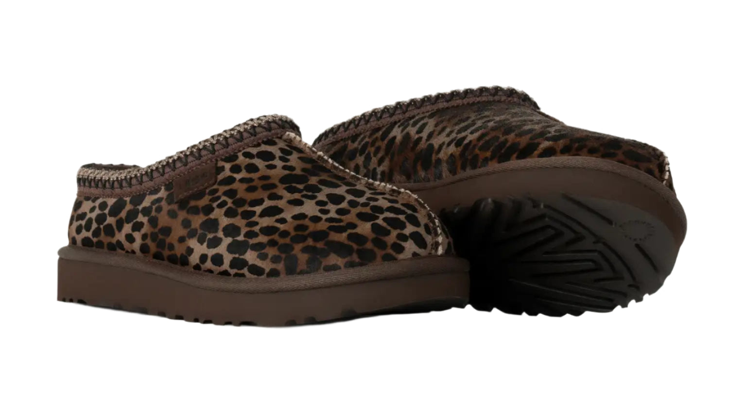 UGG Tasman Slipper Caspian Leopard Print Burnt Cedar (Women's)