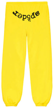 Sp5der Legacy Web Sweatpants Yellow