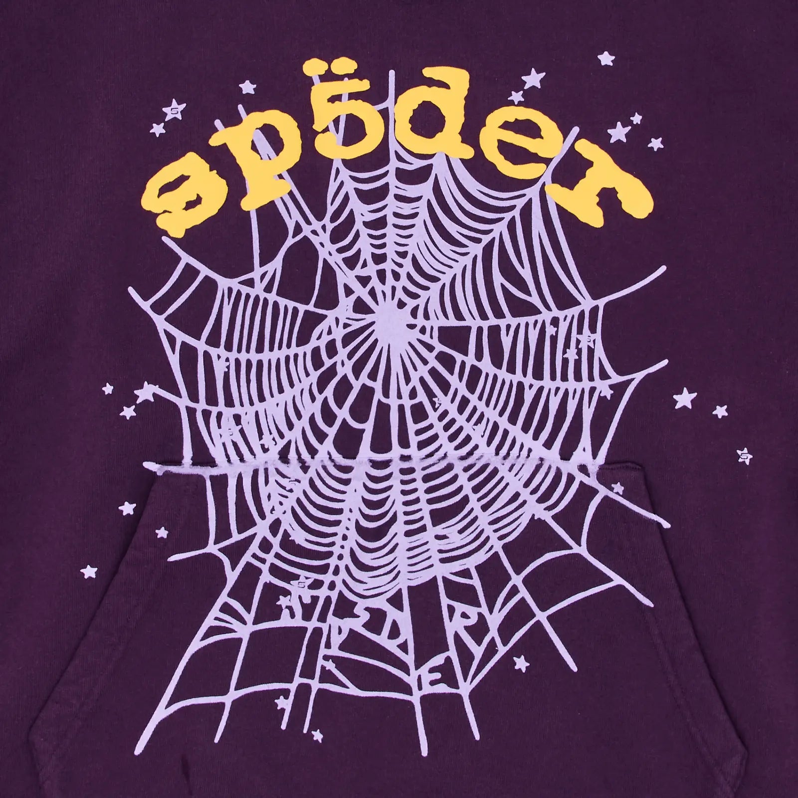 Sp5der Purple Star OG Web V2 Hoodie Purple "Lakers"