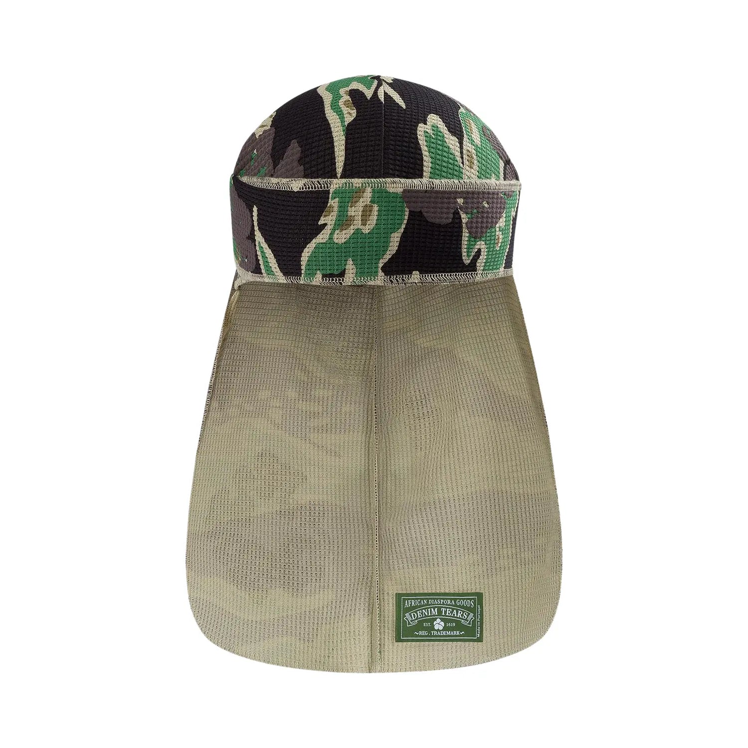 Denim Tears Green Tiger Camo Cotton Wreath Durag