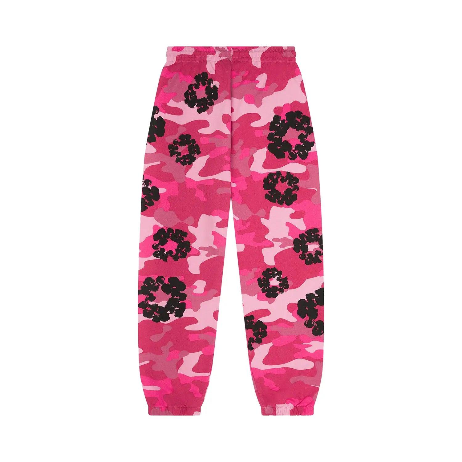 Denim Tears Pink Camo Cotton Wreath Sweatpant