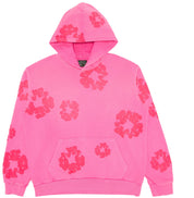 Denim Tears Mono Cotton Wreath Hoodie Hyper Pink