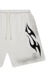 Hellstar Flame Shorts White & Grey