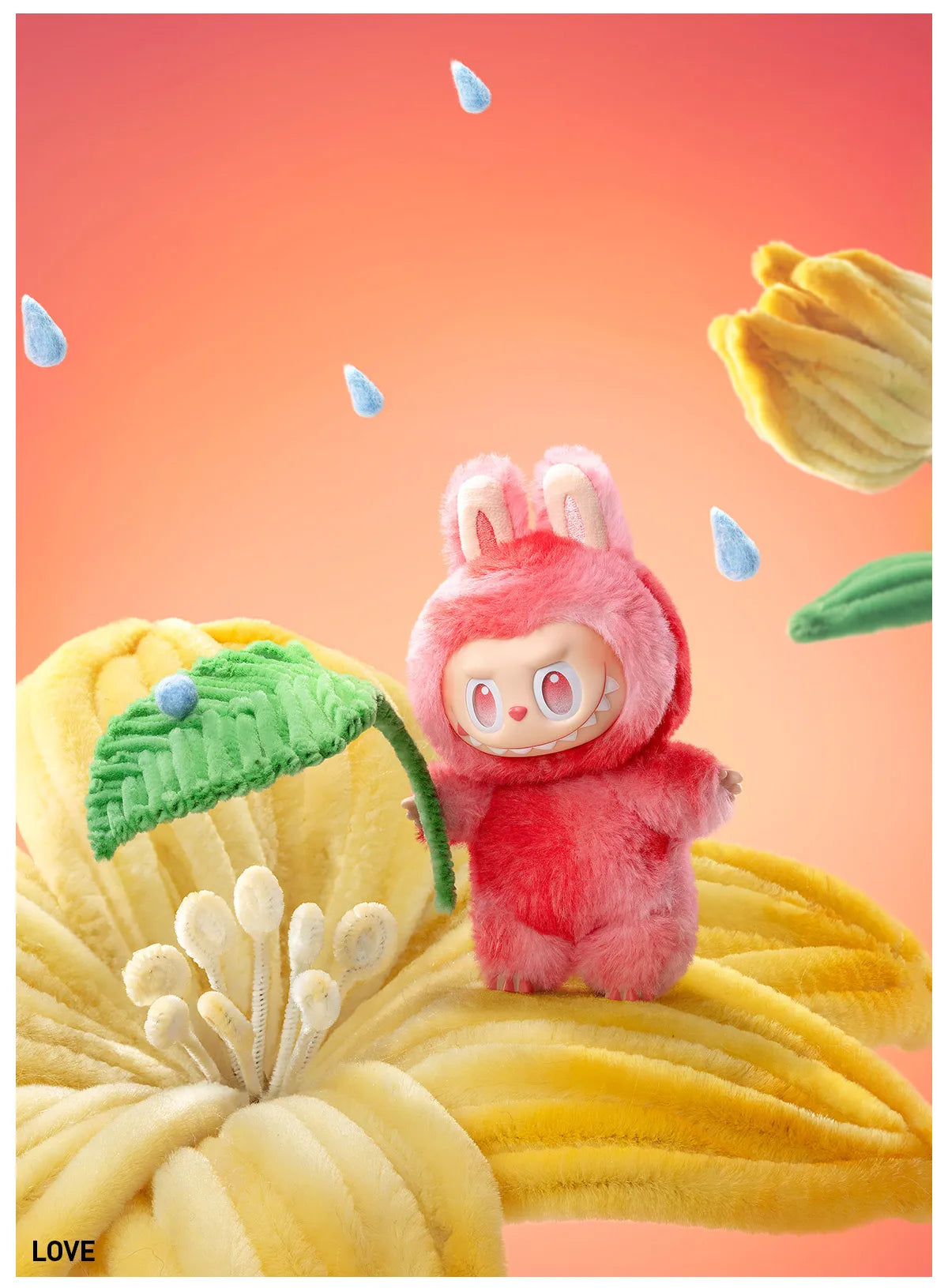 Pop Mart Labubu The Monsters Big into Energy Series Vinyl Plush Pendant Single Blind Box