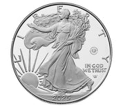 2025 Laser Engraved American Eagle One Ounce Silver Proof Coin - West Point (W)