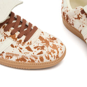 Adidas Samba LT Cow Print Brown White (Women's)