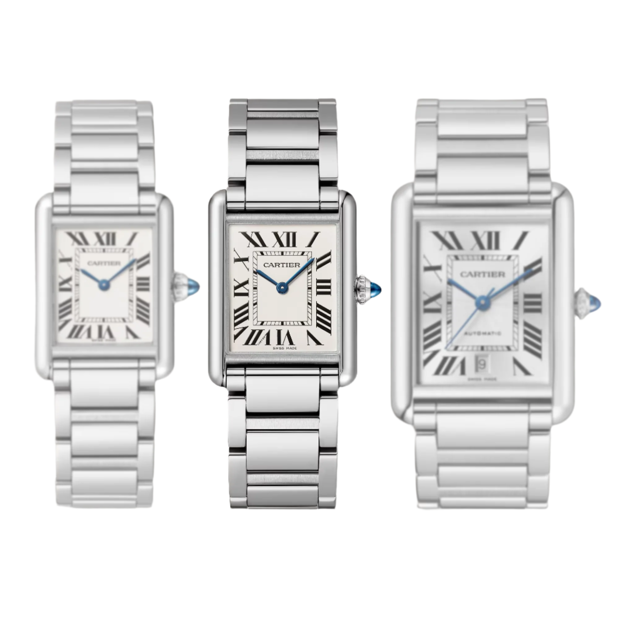 Cartier Tank Must de Cartier Watch, Large Model, High Autonomy Quartz Movement, Steel