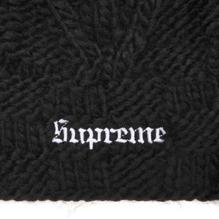Supreme Block Knit Beanie Black