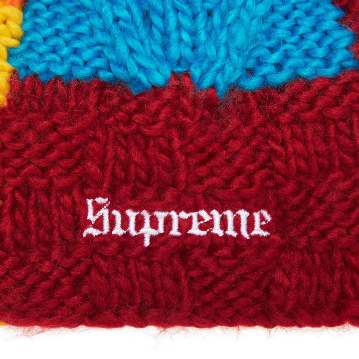 Supreme Block Knit Beanie Multicolor