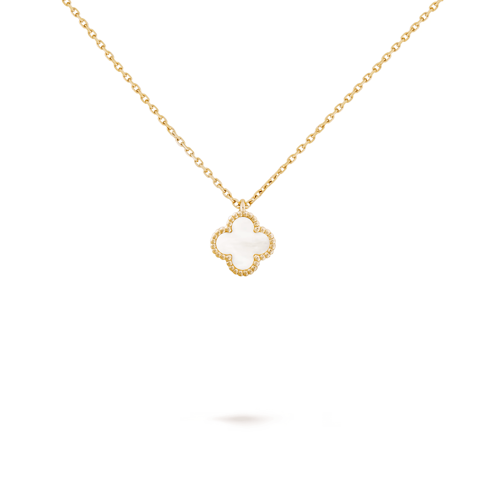 Van Cleef & Arpels Sweet Alhambra pendant 18K yellow gold, Mother-of-pearl
