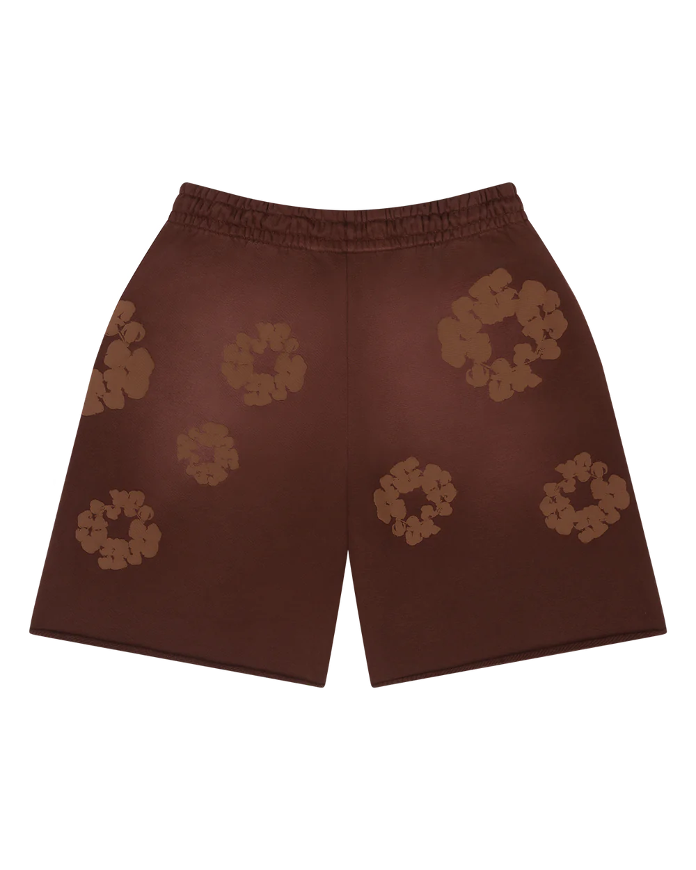 Denim Tears Mono Cotton Wreath Sweat Shorts Brown