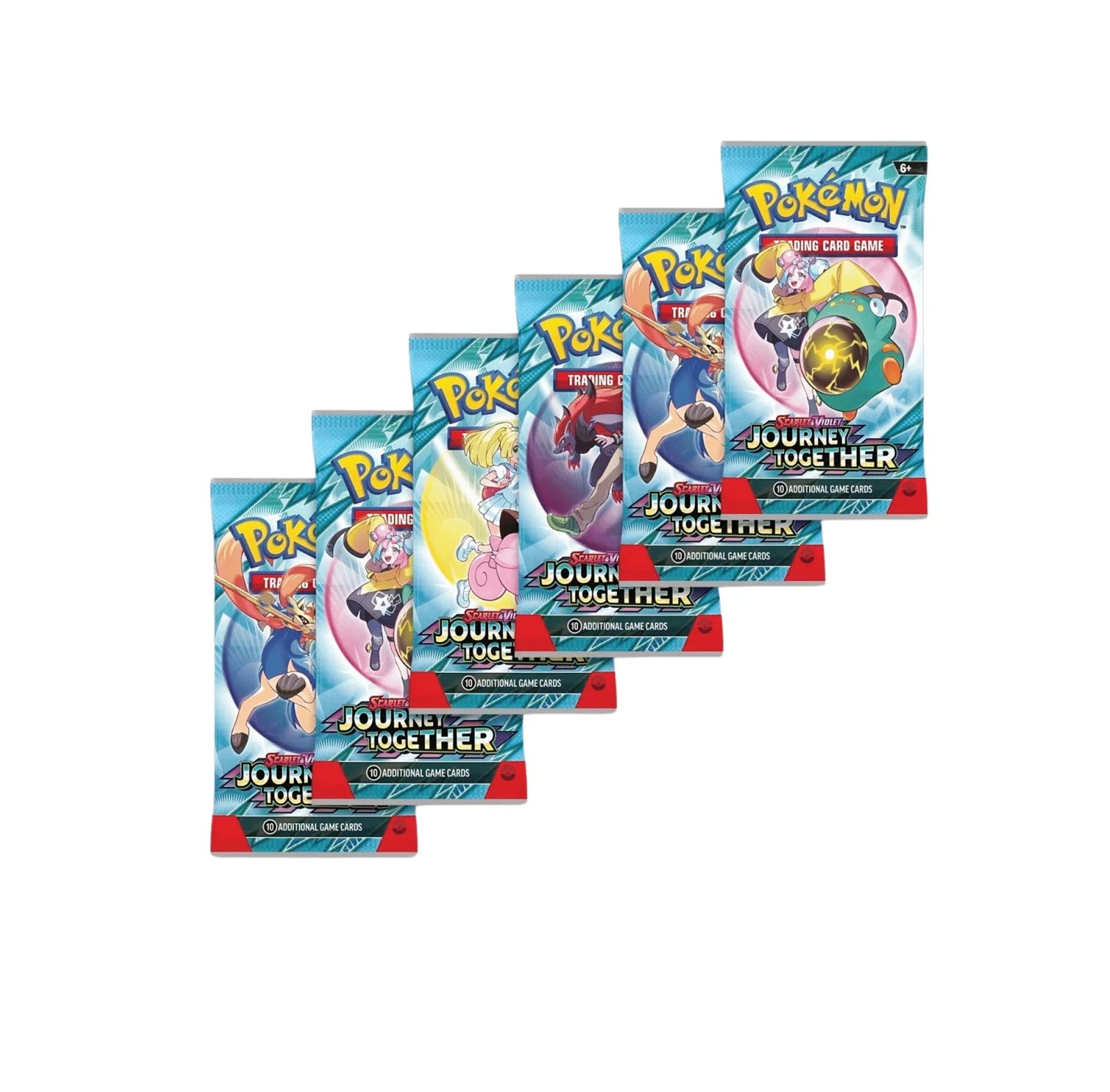 Pokémon TCG: Scarlet and Violet Journey Together Booster Bundle (6 Packs)