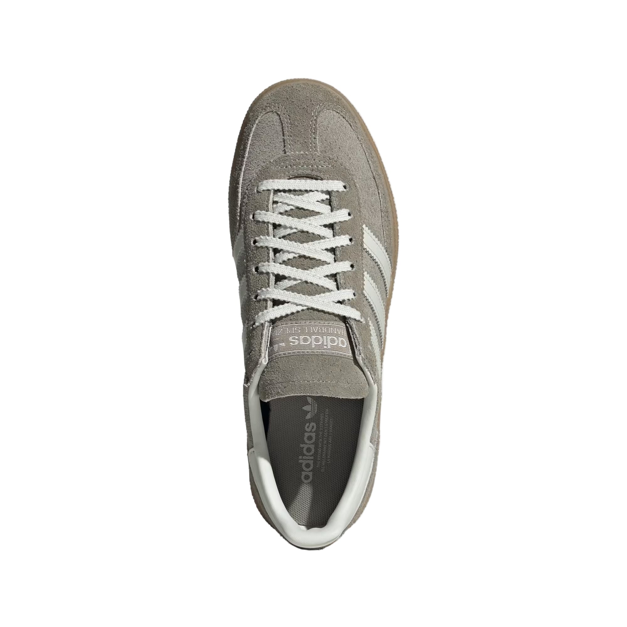 Gray Adidas sneaker on a white background