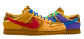 Nike Dunk Low Cactus Plant Flea Market Spugna delle Paludi Viola Psichica Oro