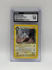 2000 Pokémon Team Rocket Dark Magneton Holo 11/82 CGC 10 GEM MINT