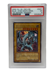 2002 Yu-Gi-Oh! LOB Blue Eyes White Dragon 1st Edition Spanish #S001 - PSA 5 (LDD-S001)