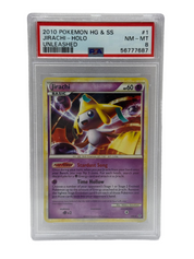 2010 Pokémon HG & SS Unleashed Jirachi Holo 1/95 PSA 8 NEAR MINT - MINT