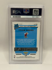 2019 Panini Donruss Optic Tyler Herro Hyper Pink Rookie Card #172 PSA 10 GEM MINT