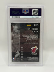 2019 Panini Illusions Tyler Herro Trophy Collection Red /99 Rookie Card #175 PSA 7 NEAR MINT