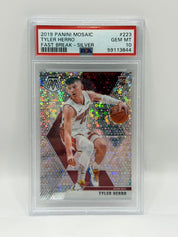 2019 Panini Mosaic Tyler Herro Fast Break Silver Rookie Card #223 PSA 10 GEM MINT