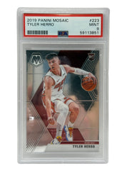 2019 Panini Mosaic Tyler Herro Rookie Card #223 PSA 9 MINT