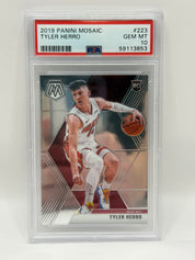 2019 Panini Mosaic Tyler Herro Rookie Card #223 PSA 10 GEM MINT