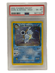 2000 Pokémon Rocket Dark Blastoise Holo 3/82 PSA 6 EX-MT