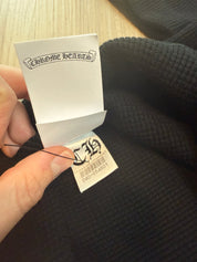 Chrome Hearts Wool Embroidered L/S Thermal Crewneck Black