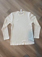 Chrome Hearts Wool Embroidered L/S Thermal Crewneck White