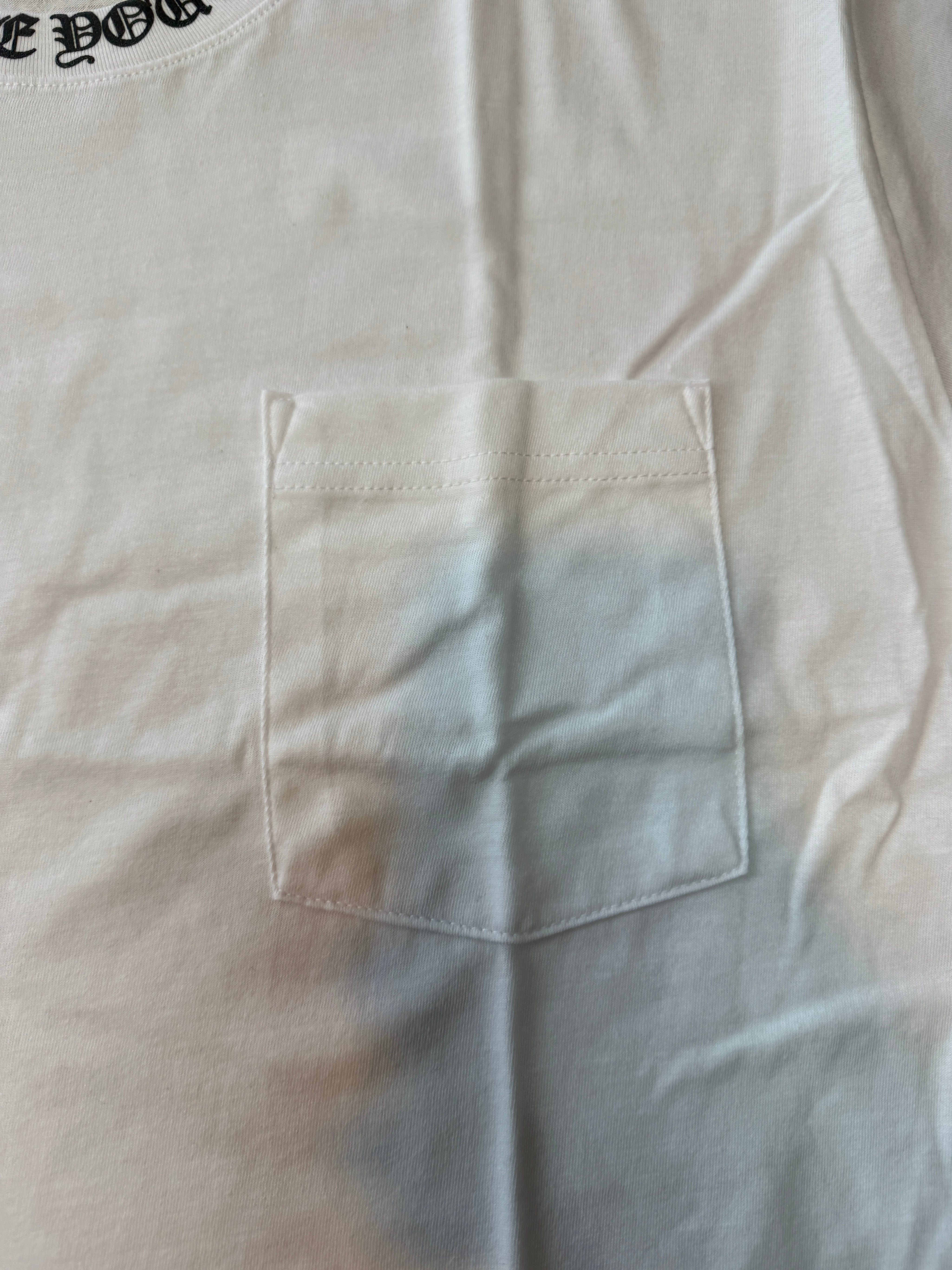 Chrome Hearts 'Love You' Neck Logo T-Shirt White