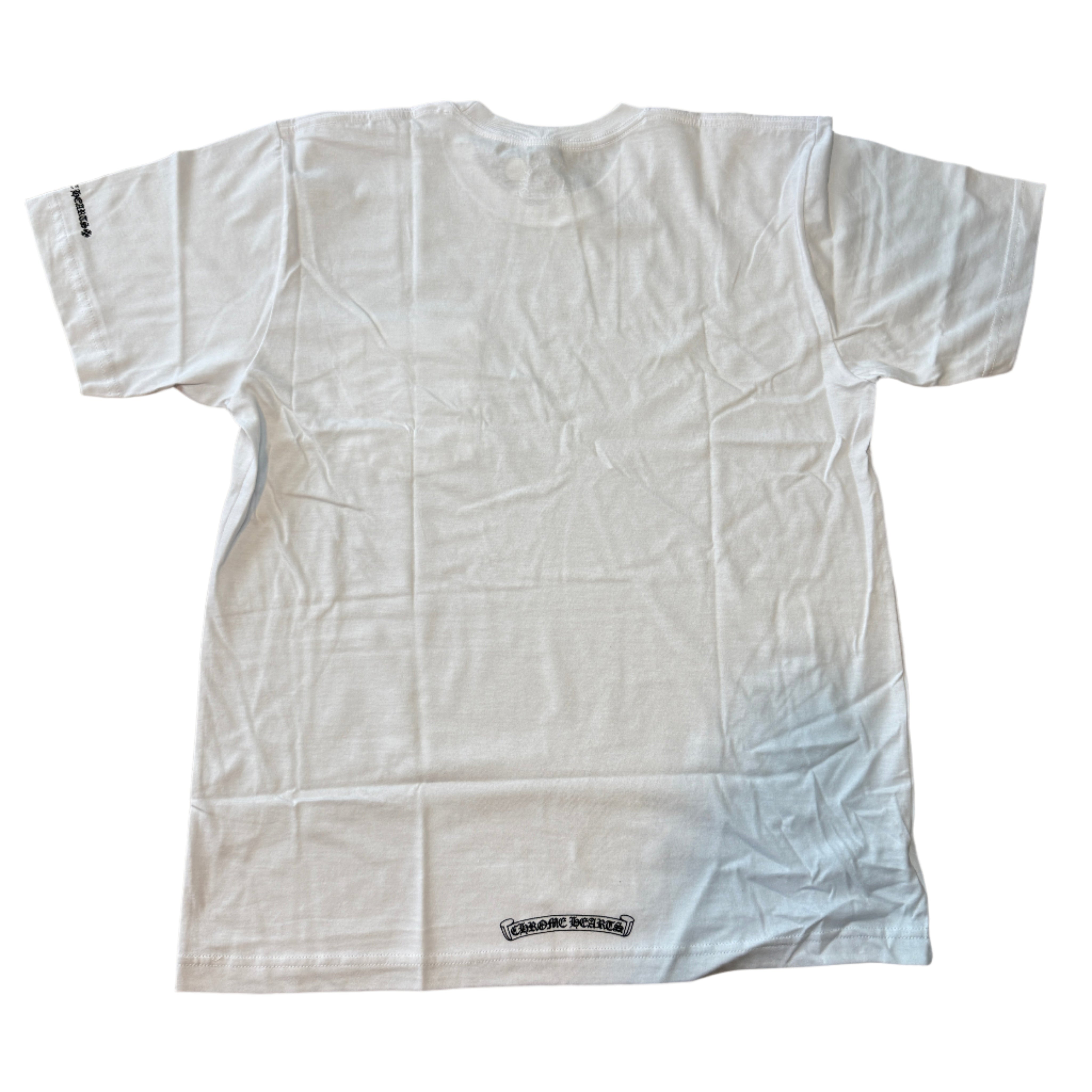 Chrome Hearts 'Love You' Neck Logo T-Shirt White