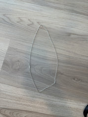 Chrome Hearts Roll Chain Silver Necklace (24”)