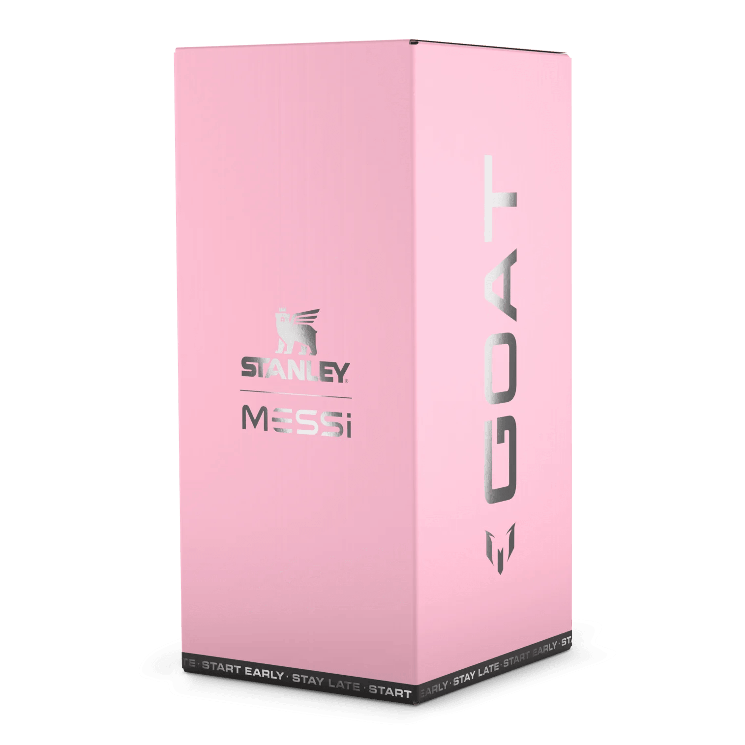 The Messi x Stanley Quencher Protour Flip Straw Tumbler | 40 oz (Goat Pink)