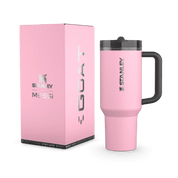The Messi x Stanley Quencher Protour Flip Straw Tumbler | 40 oz (Goat Pink)