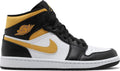 Air Jordan 1 Mid Bianco Pollen Nero (Bambini Scuola dell'infanzia)