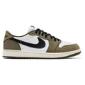 Air Jordan 1 Retro Low Mitteloliv Summitweiß Segelschwarz