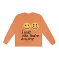 Cactus Plant Flea Market Ich mag dich, du bist anders Langarm-T-Shirt Orange
