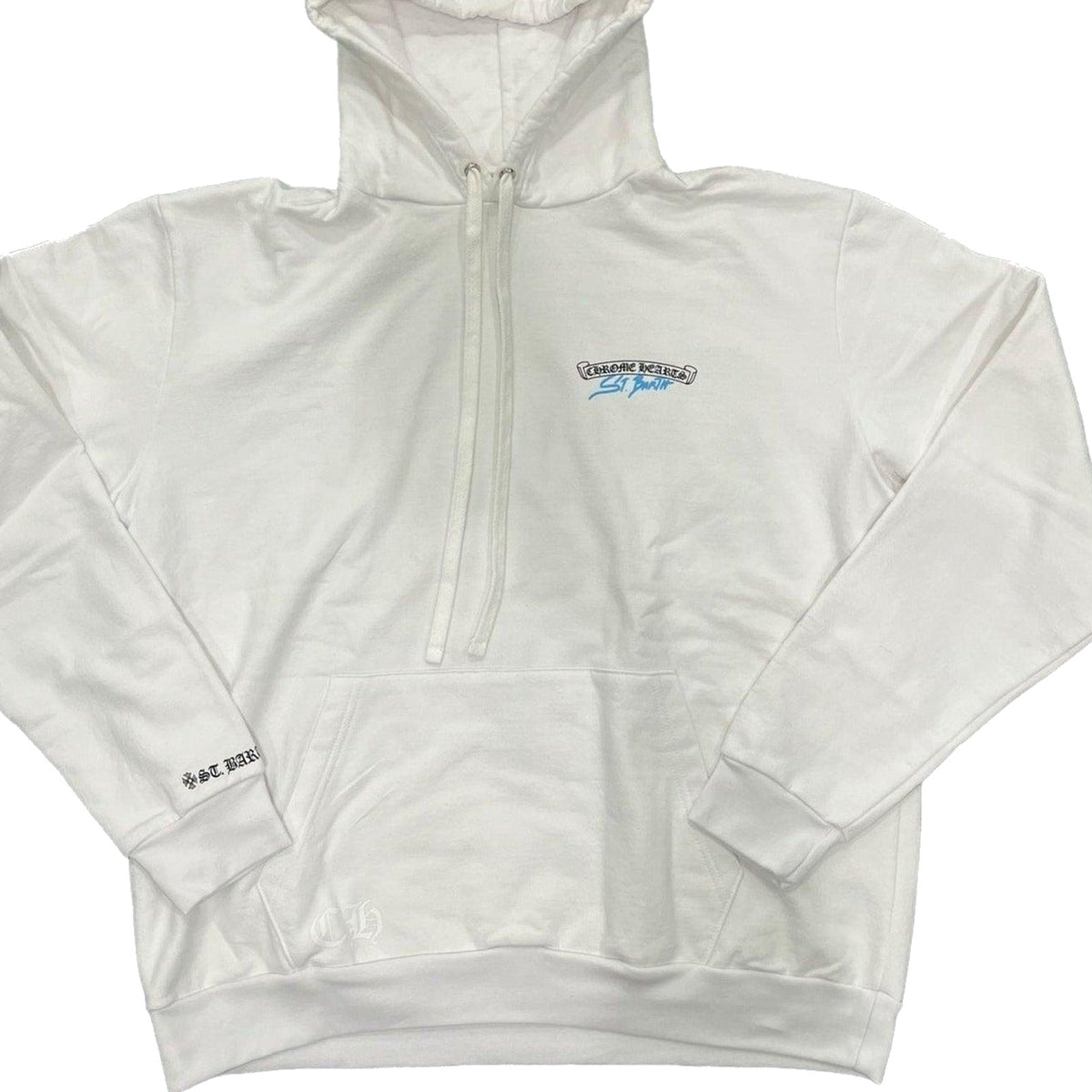 Chrome Hearts St. Barth Horseshoe Pullover Hoodie White - Supra Sneakers