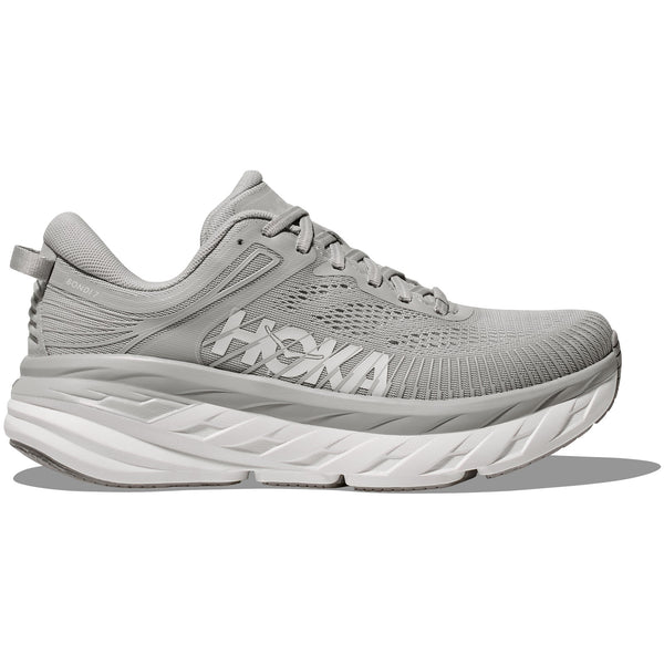Hoka One One Bondi 7 Harbor Mist White — side profile