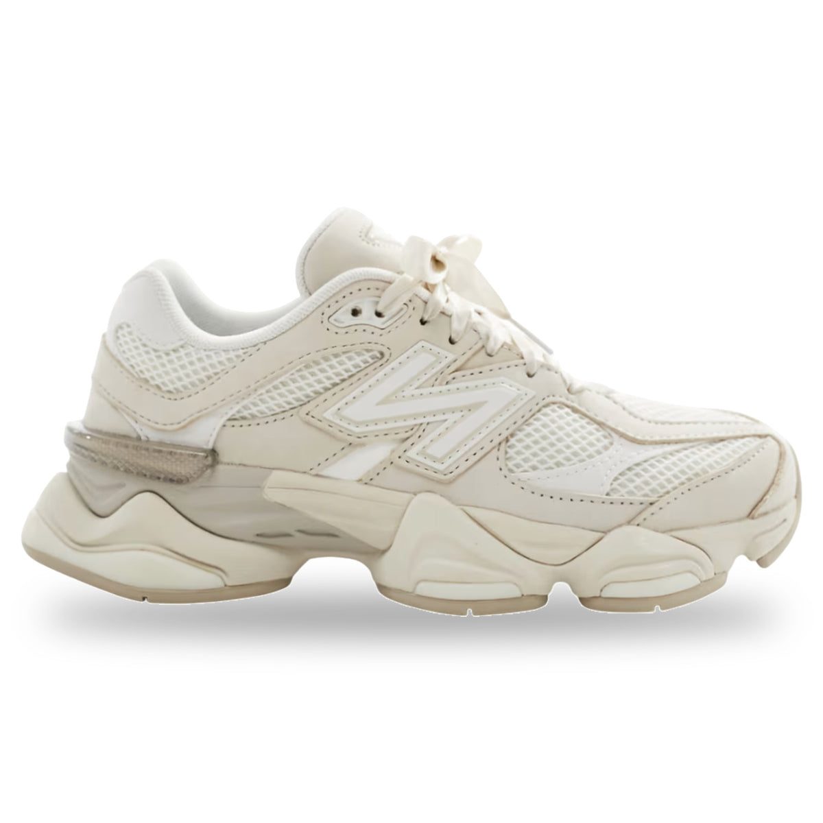 New Balance 9060 Beige Ribbon Laces