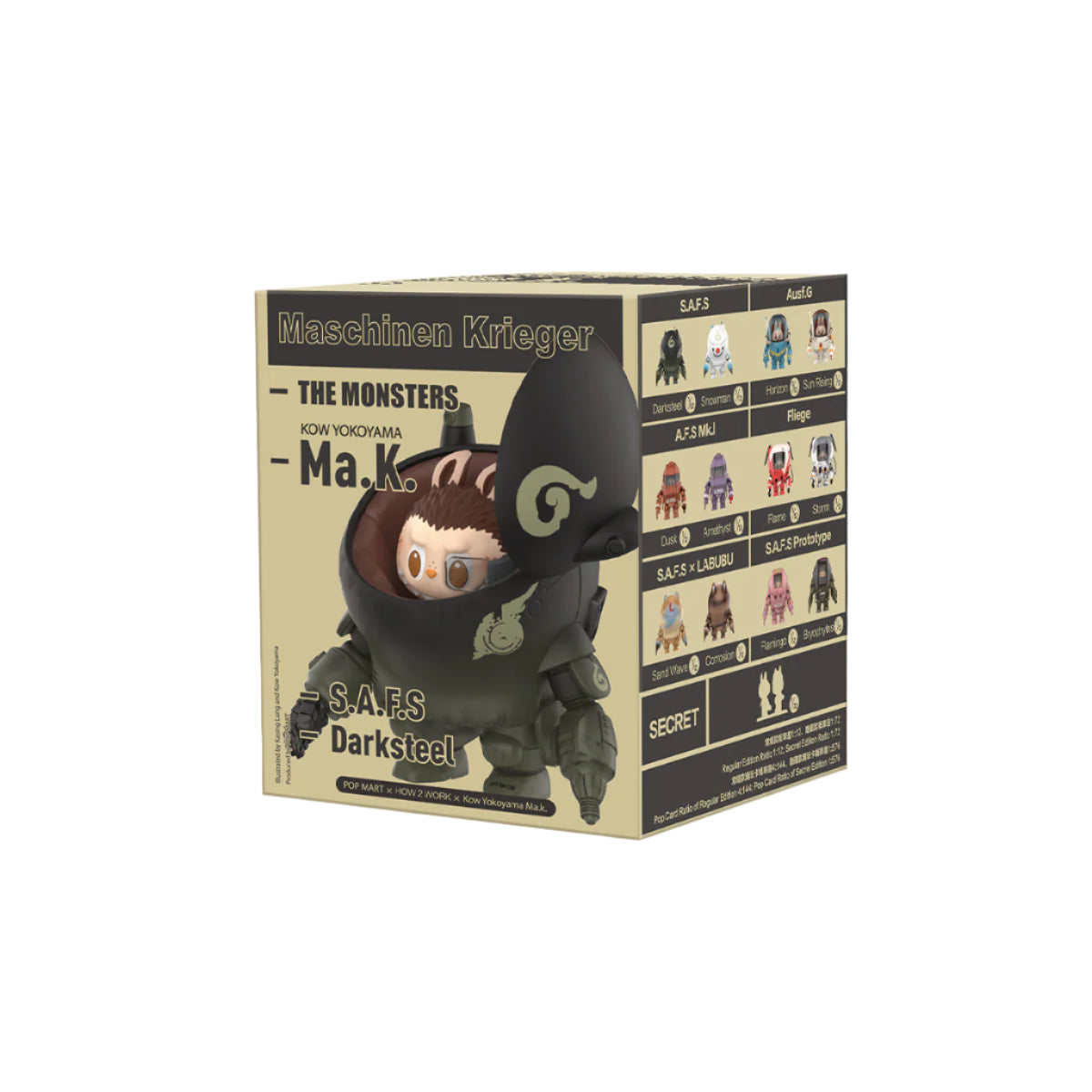 Pop Mart Labubu The Monsters x Kow Yokoyama MA.K.Series Figure Single Blind Box