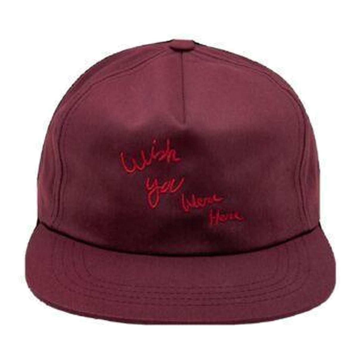 Travis Scott Astroworld Tour Wish You Were Here Hat Maroon - Supra Sneakers