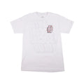 Anti Social Social Club T-shirt Bianca con Stampa a Quadri Rossa