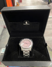 BAPE A Bathing Ape Type 1 Bapex Watch (2022) Pink Silver - Supra Sneakers
