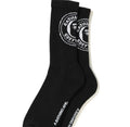 Calzini Neri BAPE Ape con Logo Circolare Bianco