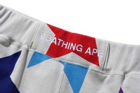 Bape Sta Pattern Wide Fit Sweat Shorts Multicolor - Supra Sneakers