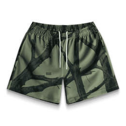 Bravest Studios Shorts Verde Mimetici Alberi