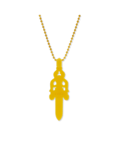 Chrome Hearts Silichrome Dagger Necklace Yellow - Supra Sneakers