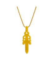 Chrome Hearts Silichrome Dagger Necklace Yellow - Supra Sneakers