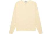 Fear of god Essentials Thermal Henley Long Sleeve Tee Cream - Supra Sneakers